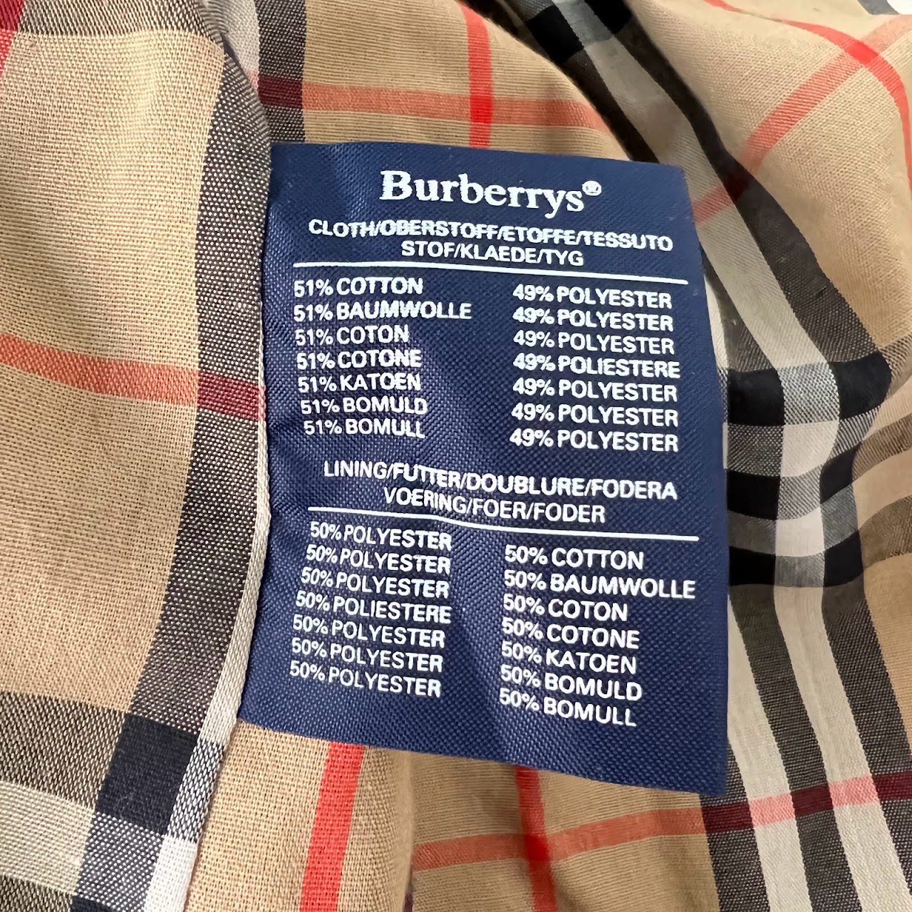 Burberry Overcoat