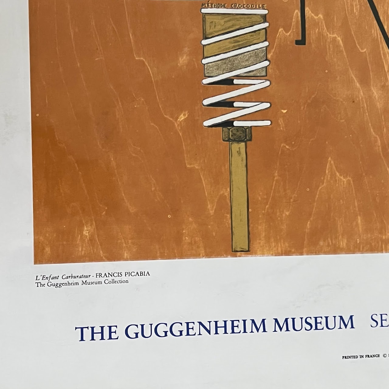 Francis Picabia Guggenheim Museum Exhibition Poster