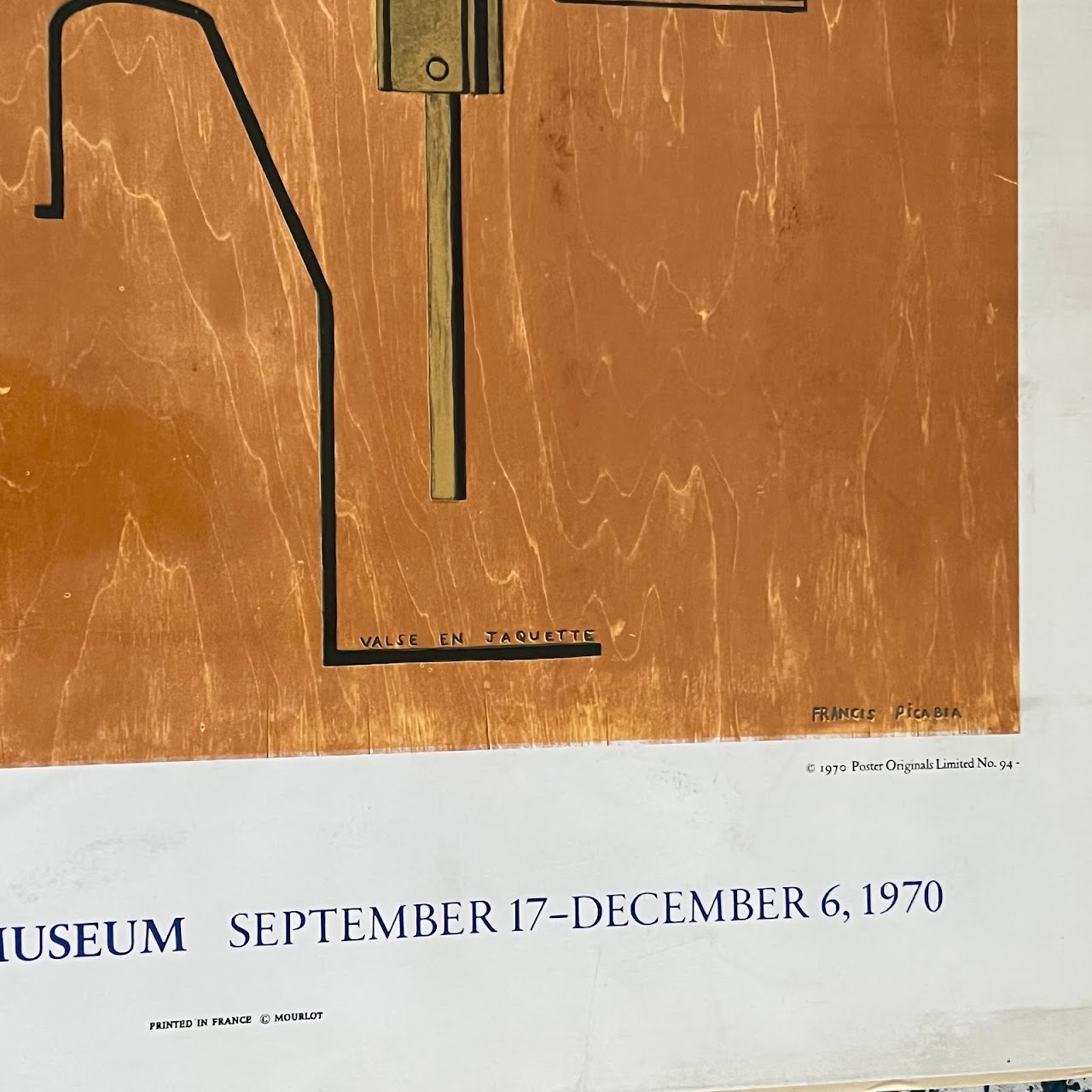 Francis Picabia Guggenheim Museum Exhibition Poster