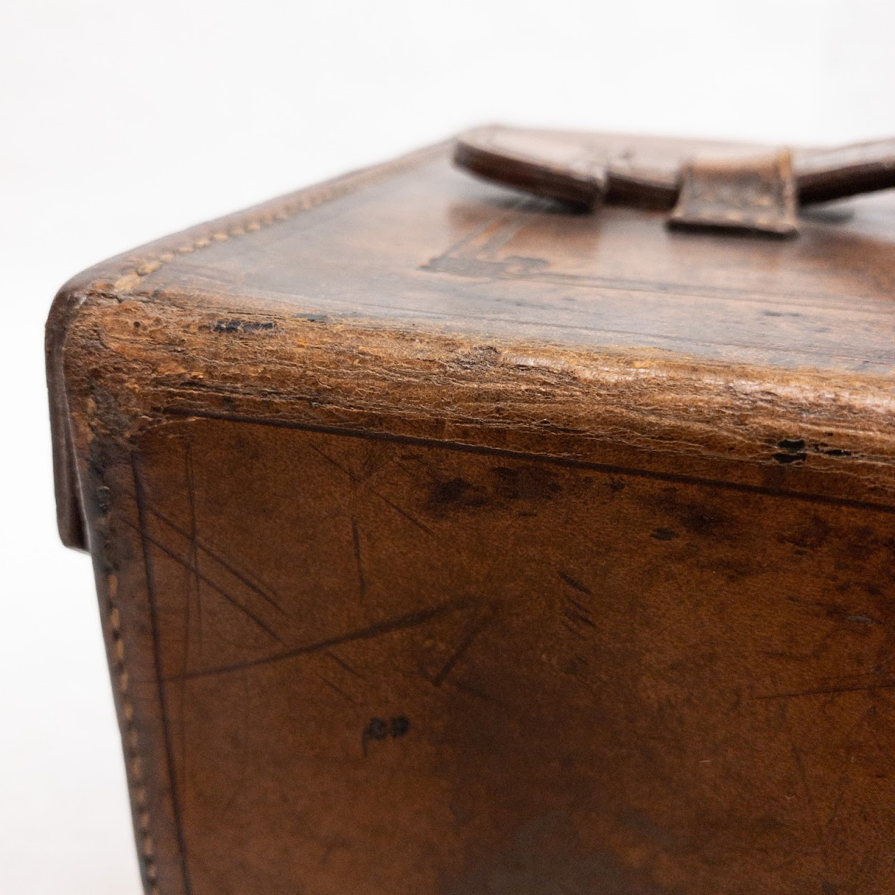 English Vintage Leather Camera Case