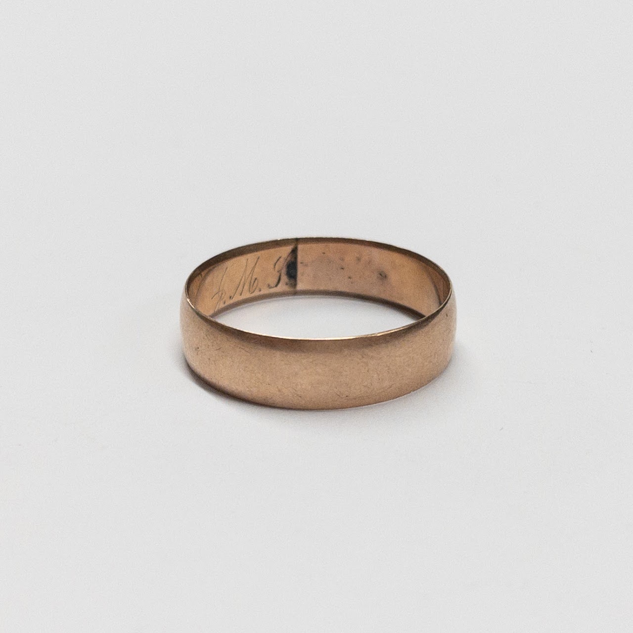 14K Rose Gold Simple Band