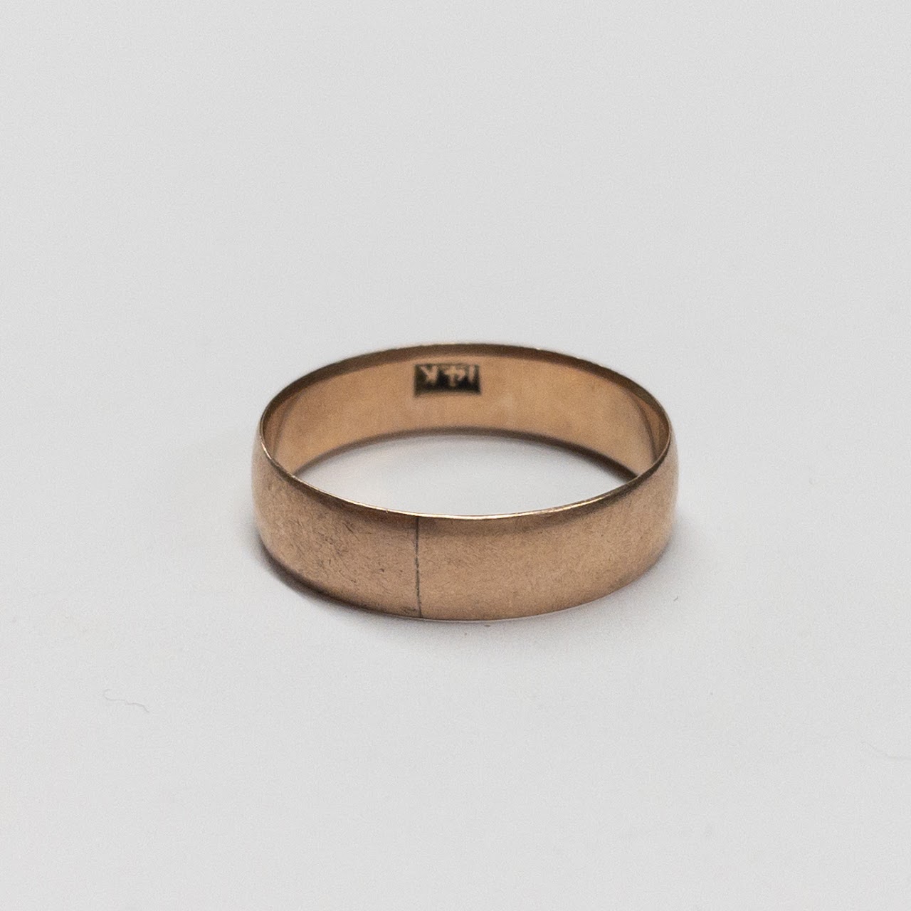 14K Rose Gold Simple Band