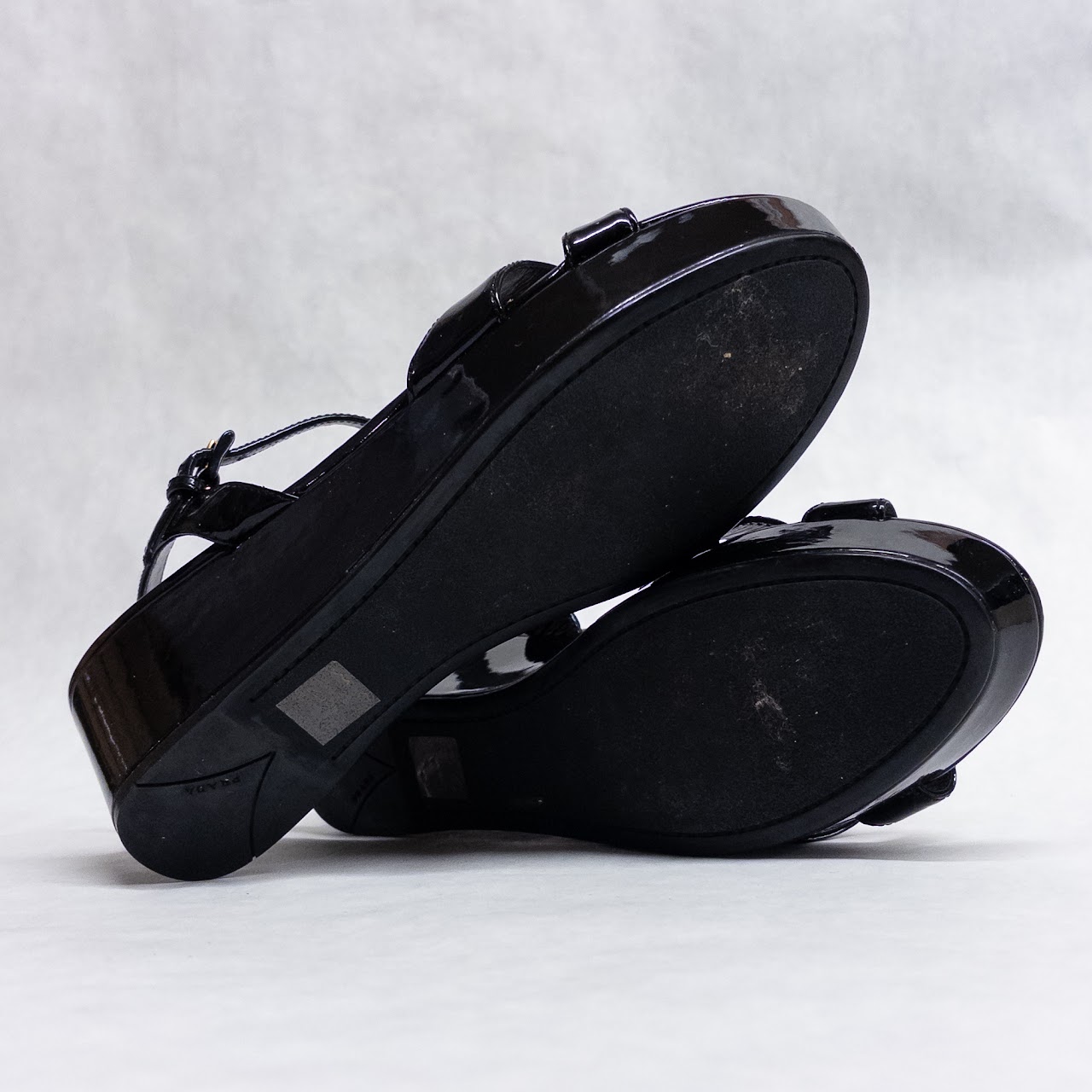 Prada Patent Leather Platform Heels