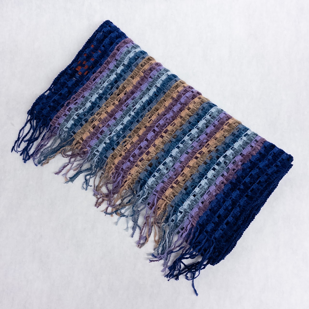 Missoni Open Knit Crochet Scarf