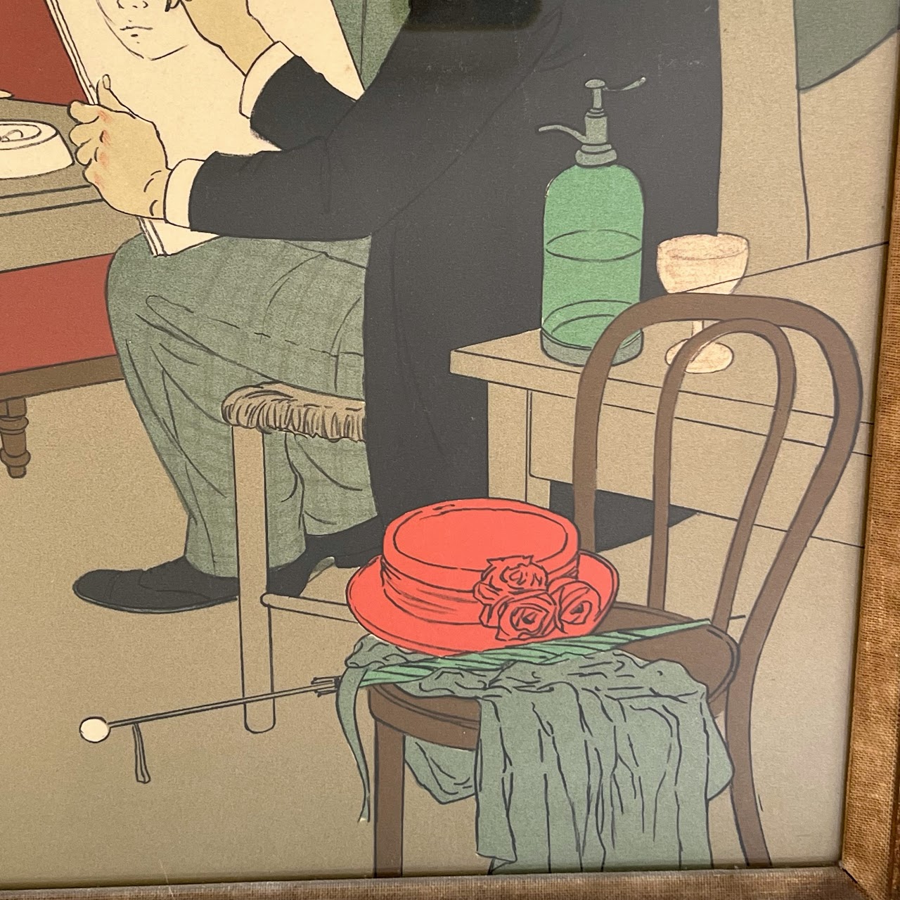 Philippe Henri Noyer 'Toulouse-Lautrec at Work' Signed Lithograph