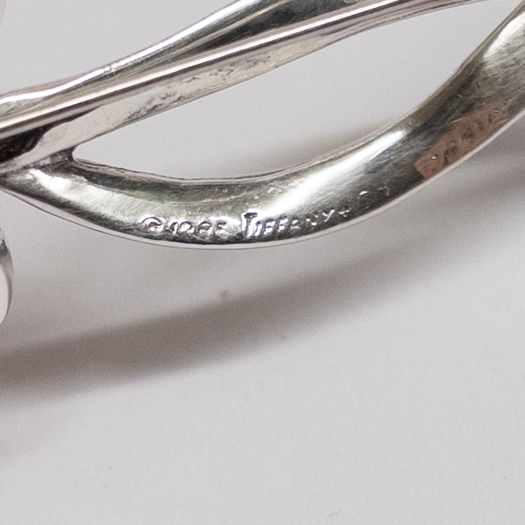 Tiffany & Co. Sterling Silver Bow Brooch