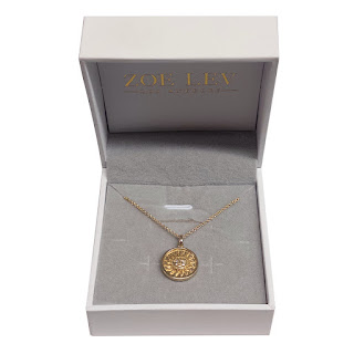 14K Gold Zoe Lev 'You Are My Sunshine' Pendant and Necklace