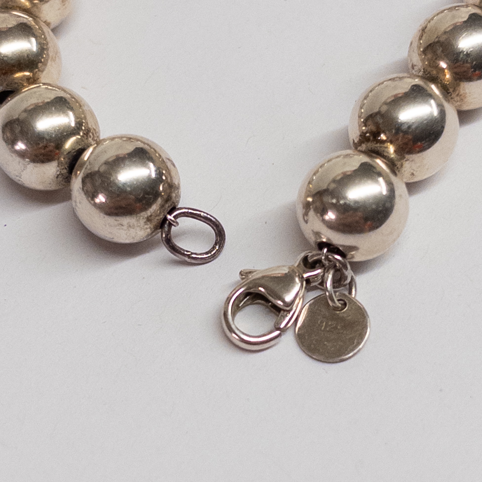 Tiffany & Co. Sterling Silver Bead Bracelet