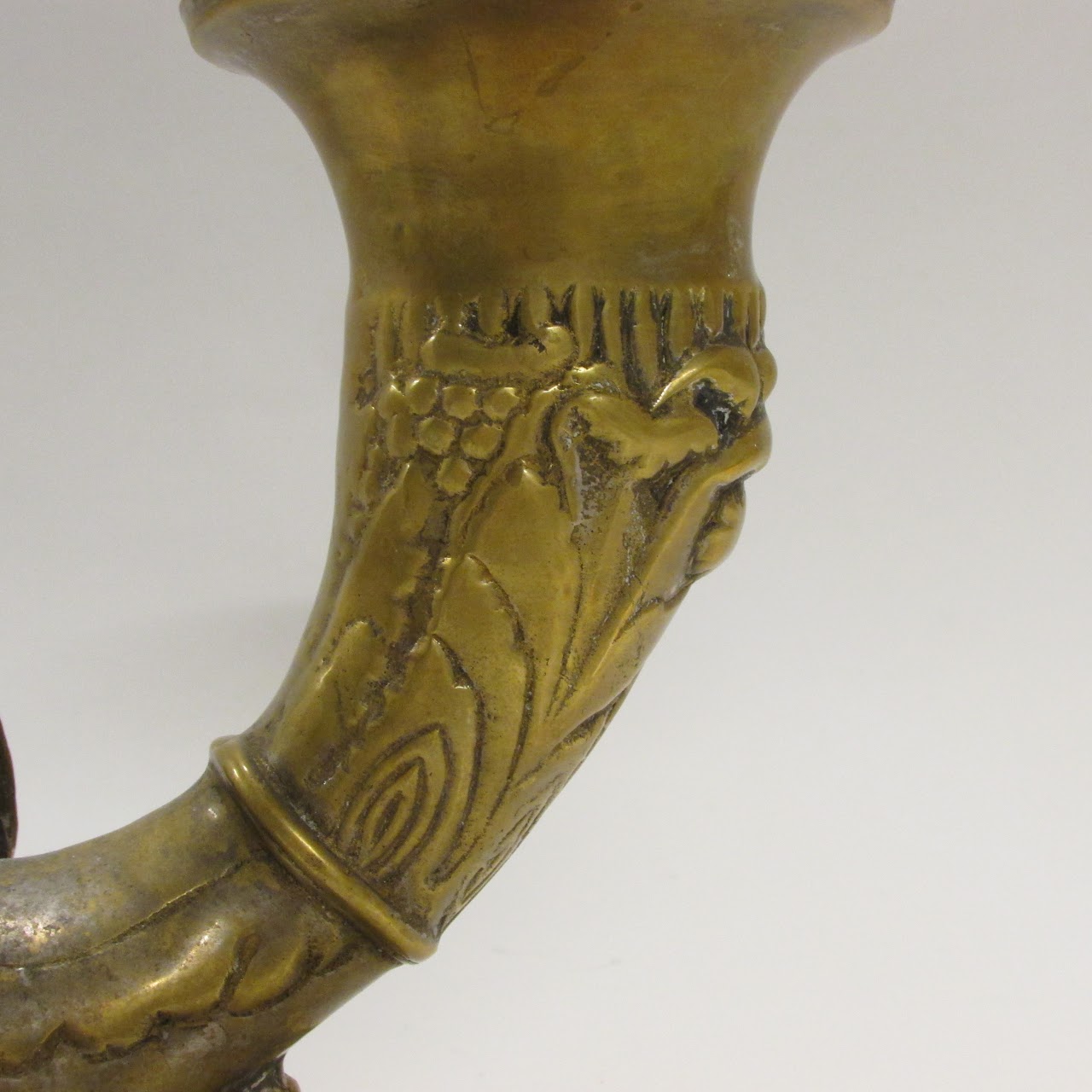 Brass Wolf Head Rhyton