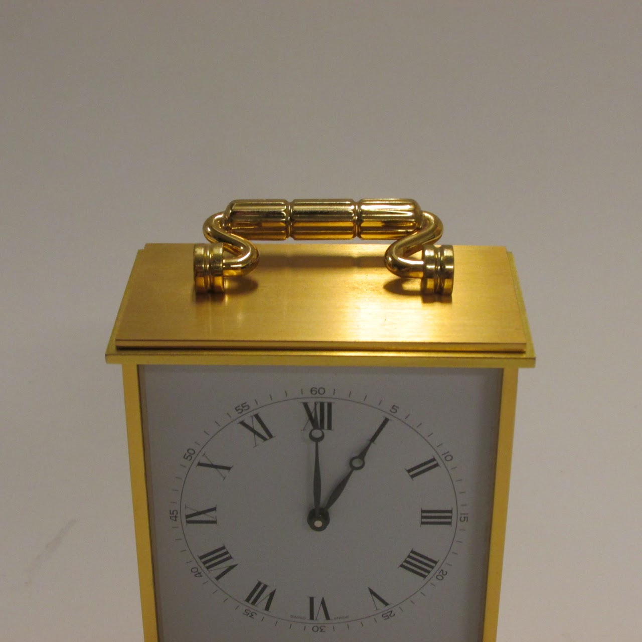 Tiffany & Co. Brass Mantel Clock