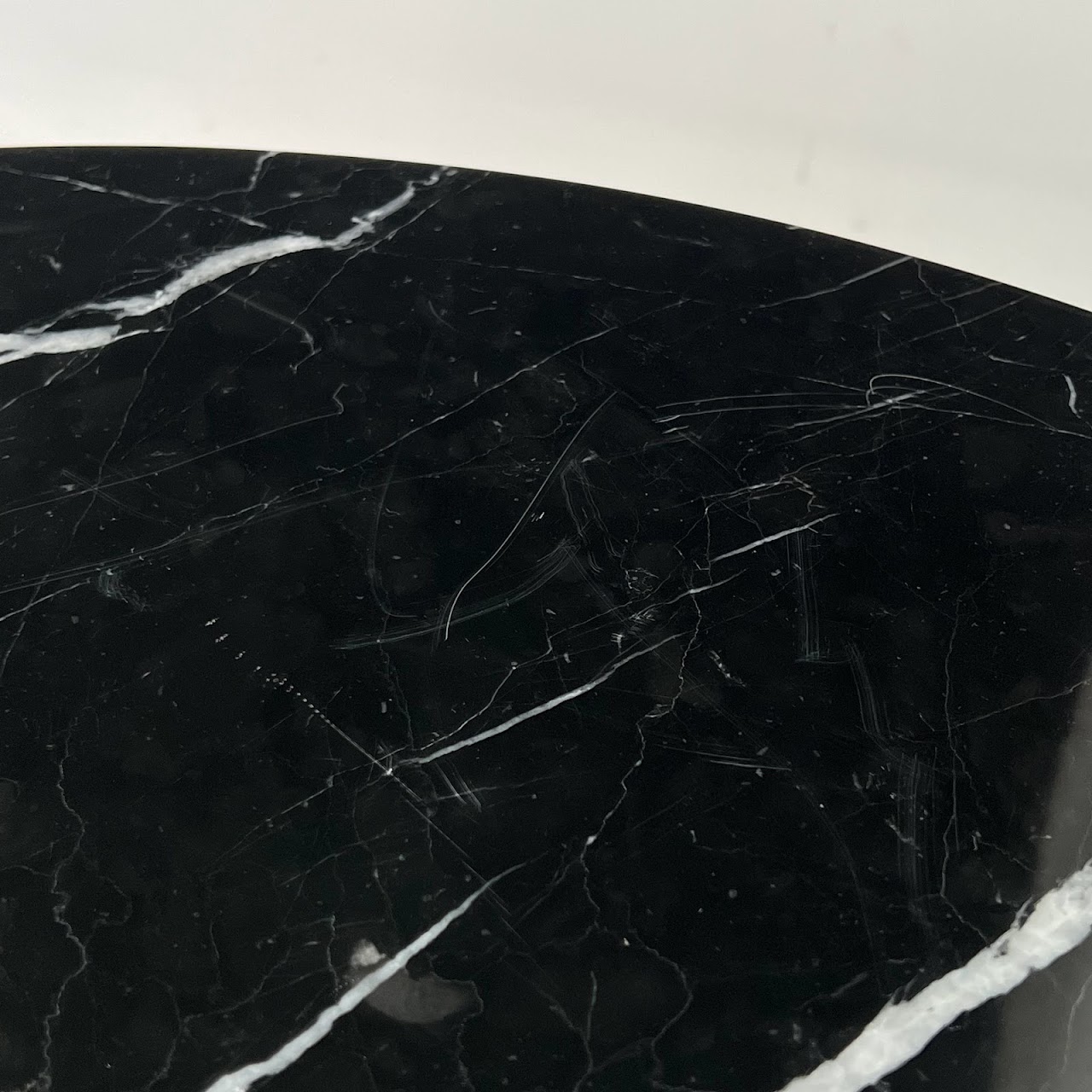 Black Marble Top Cocktail Table