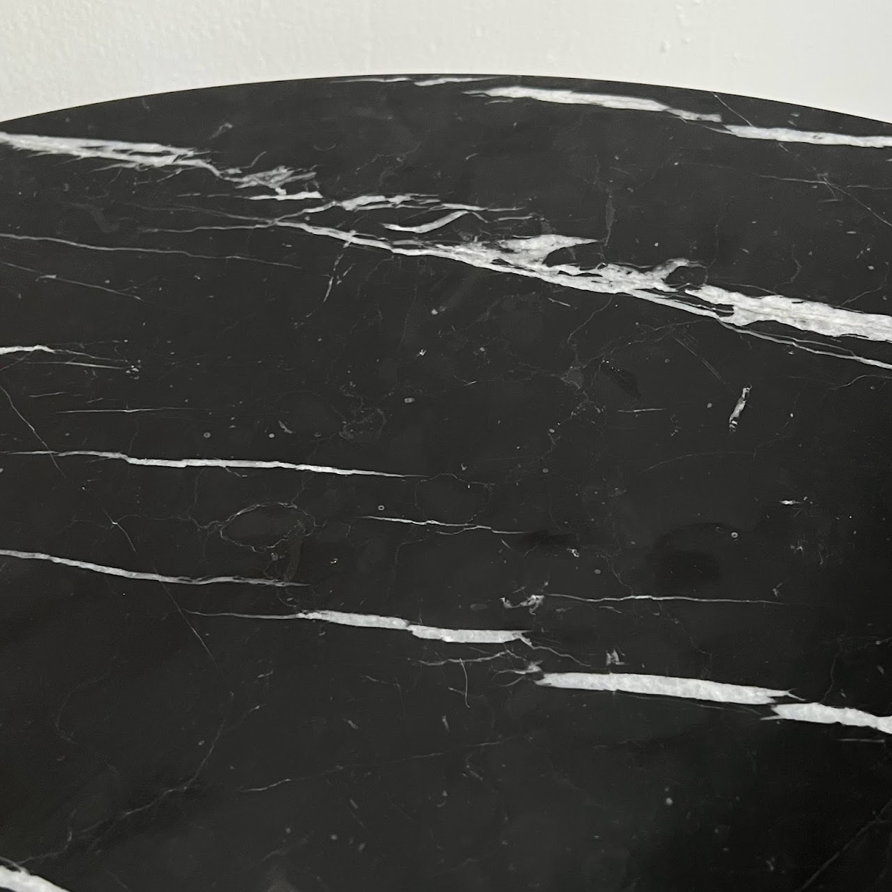 Black Marble Top Cocktail Table