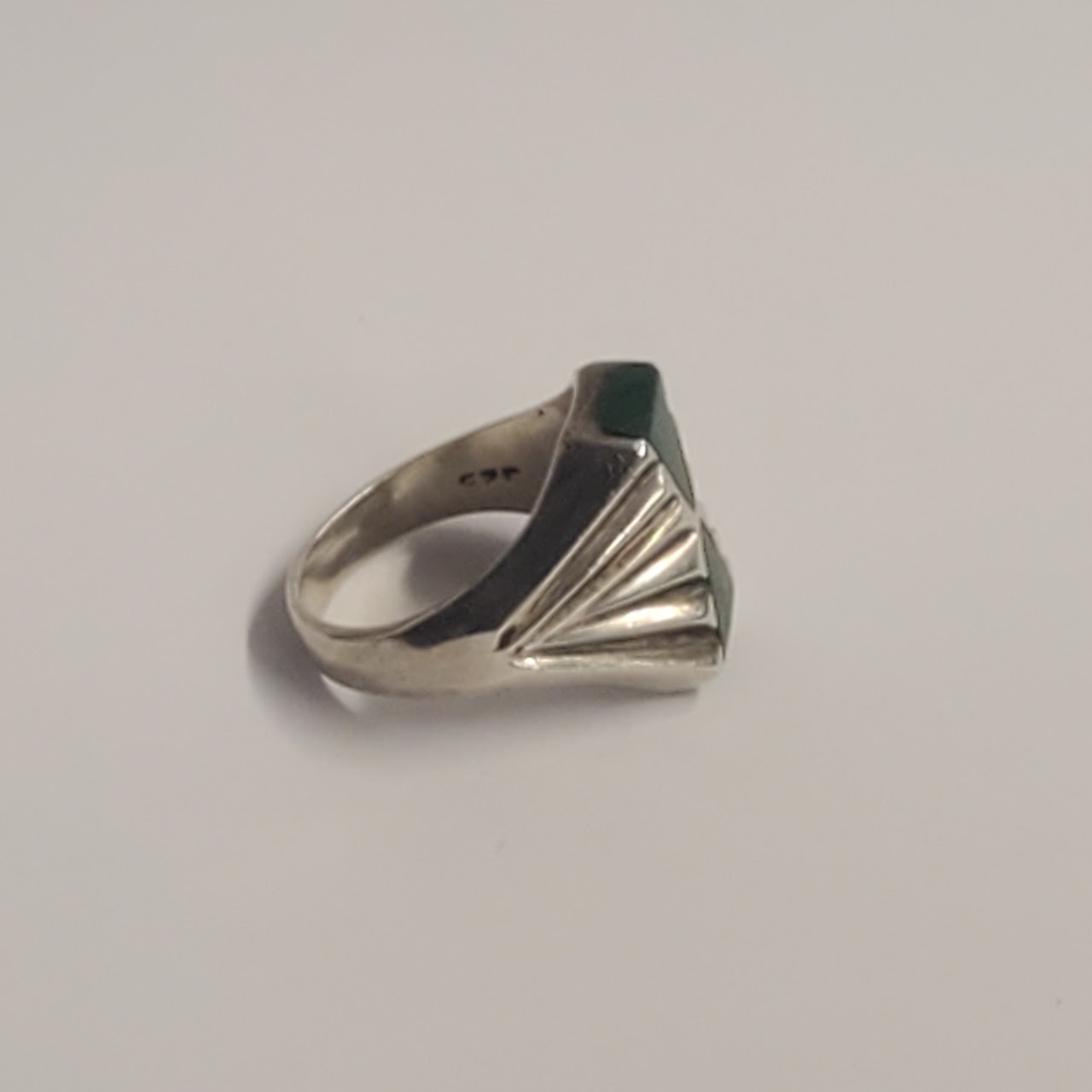 Sterling Silver & Malachite Ring