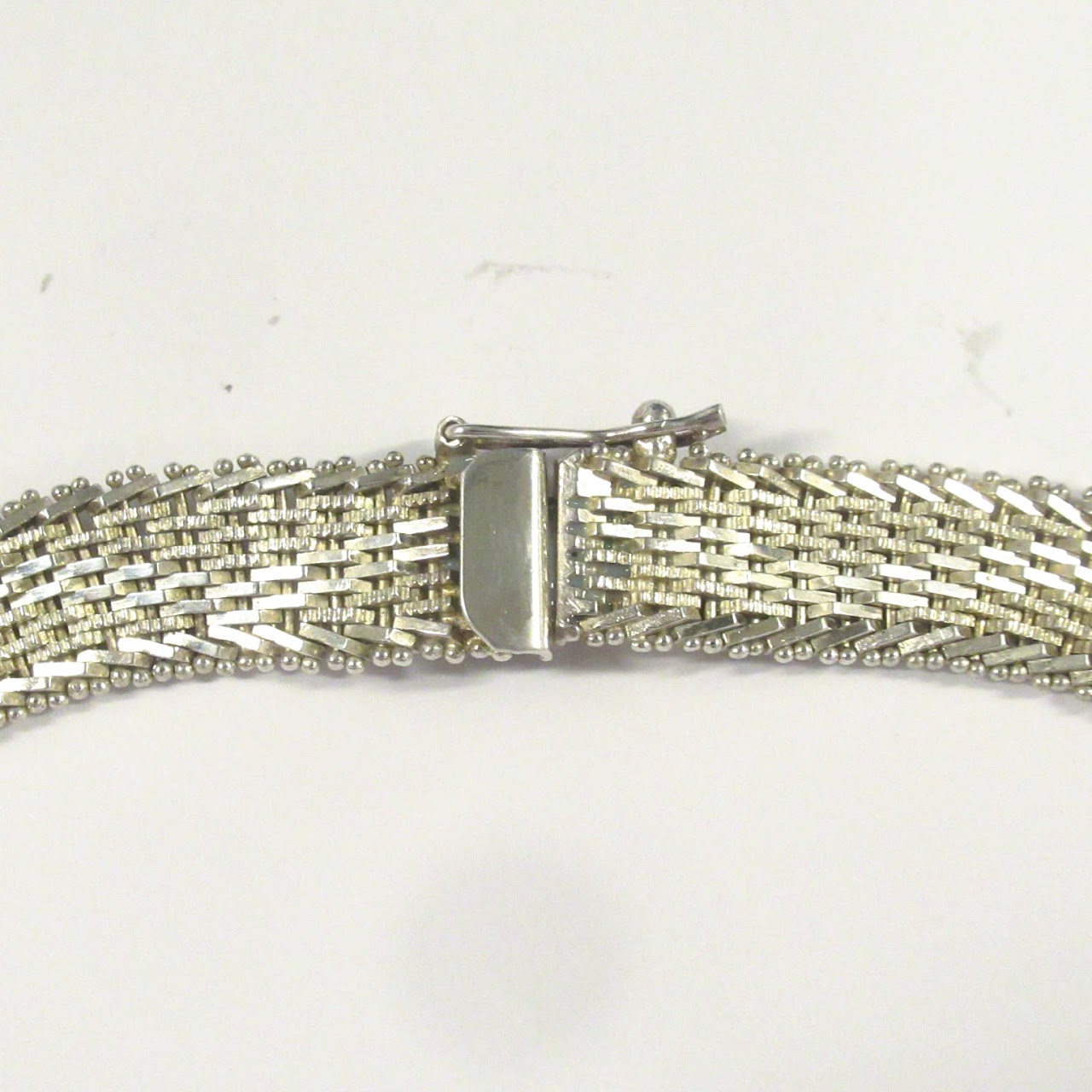 Sterling Silver Premex Woven Collar Necklace