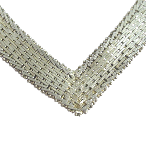 Sterling Silver Premex Woven Collar Necklace