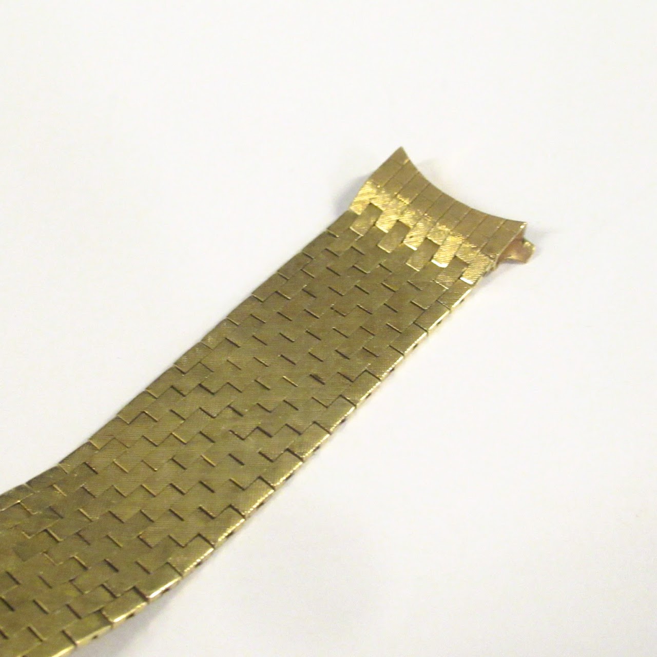 14K Gold Z&F  Woven Link Watch Band