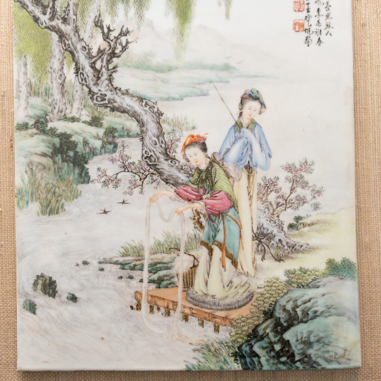 Chinese Porcelain Plaque