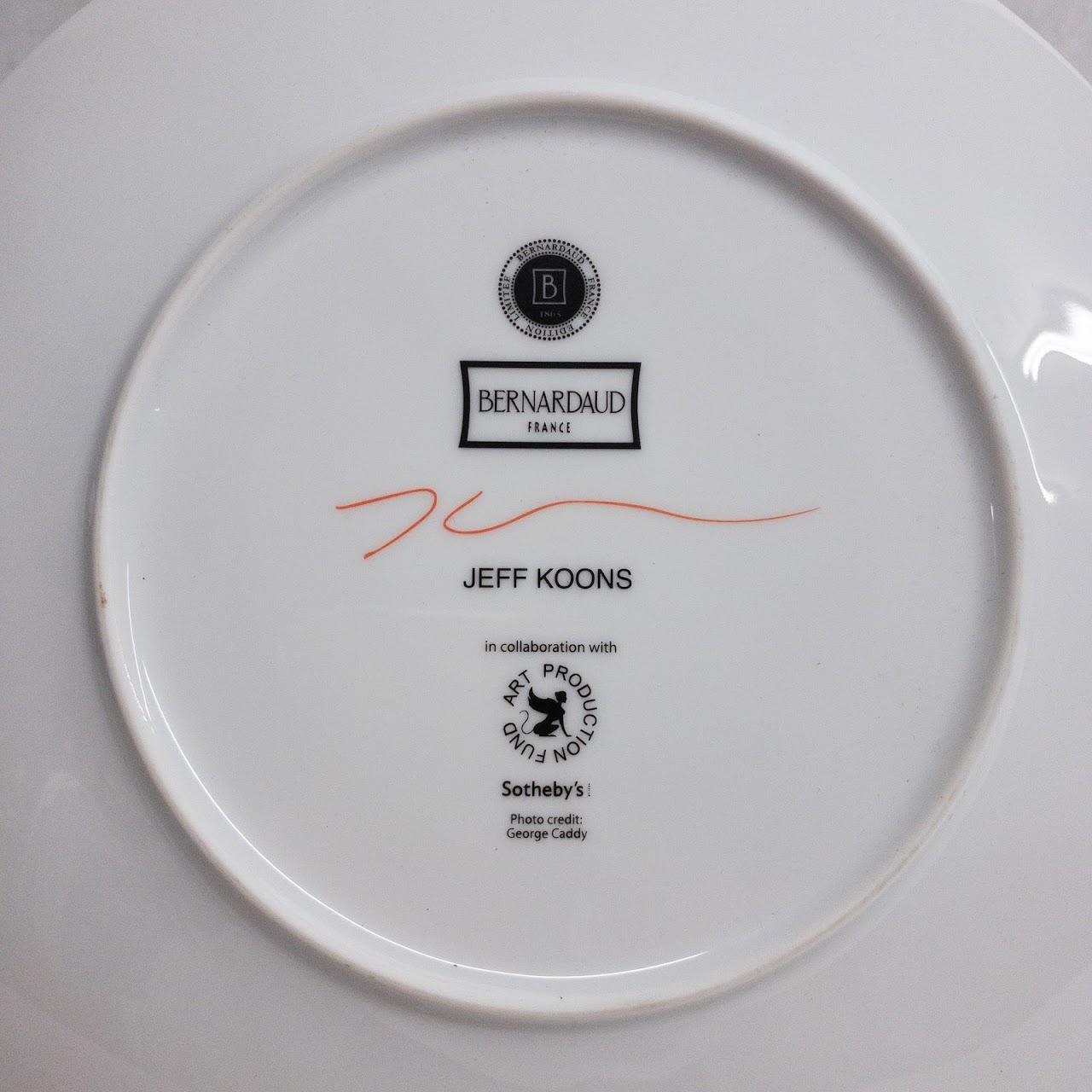 Bernardaud X Jeff Koons Limited Edition Plate #2