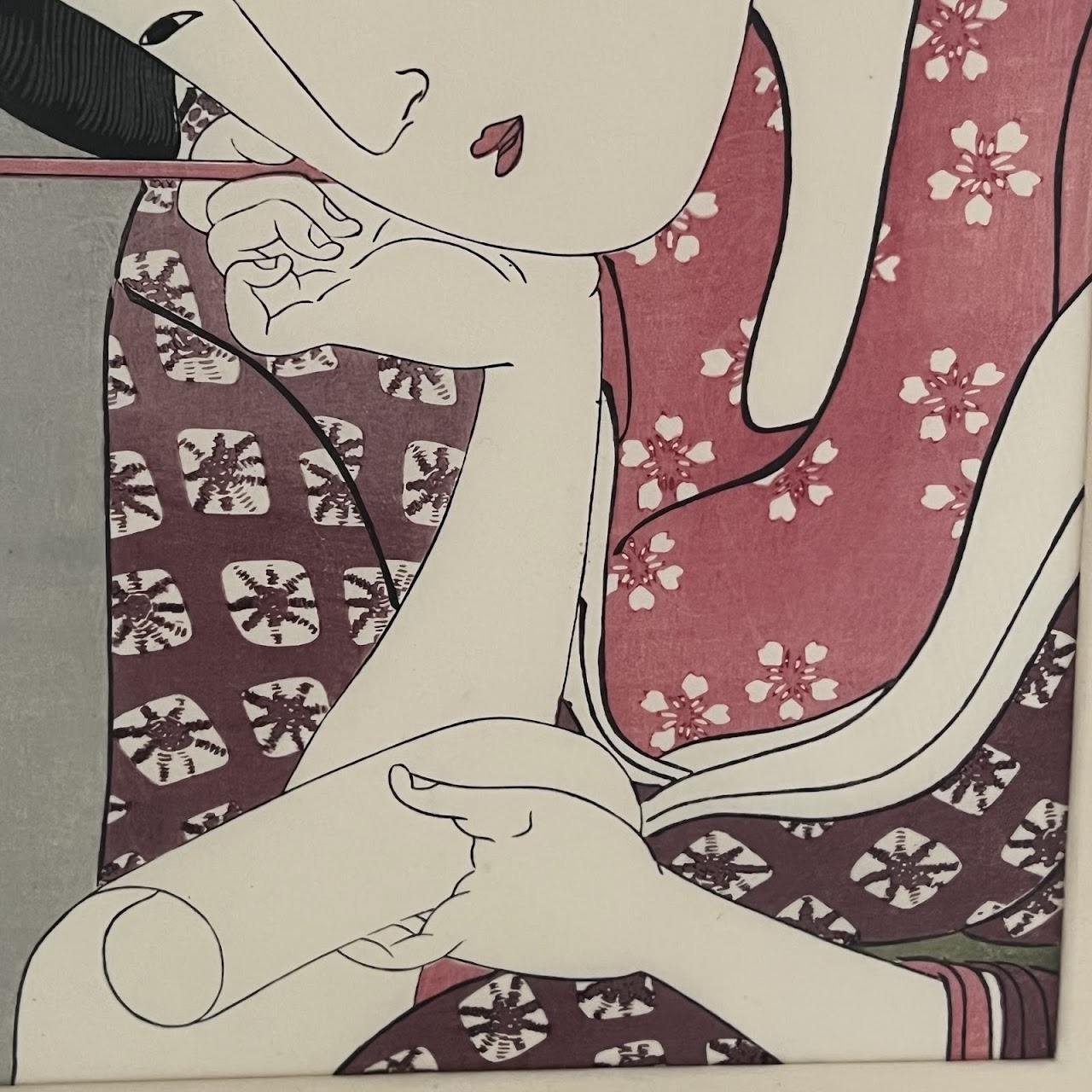 Kitagawa Utamara Woodblock Print