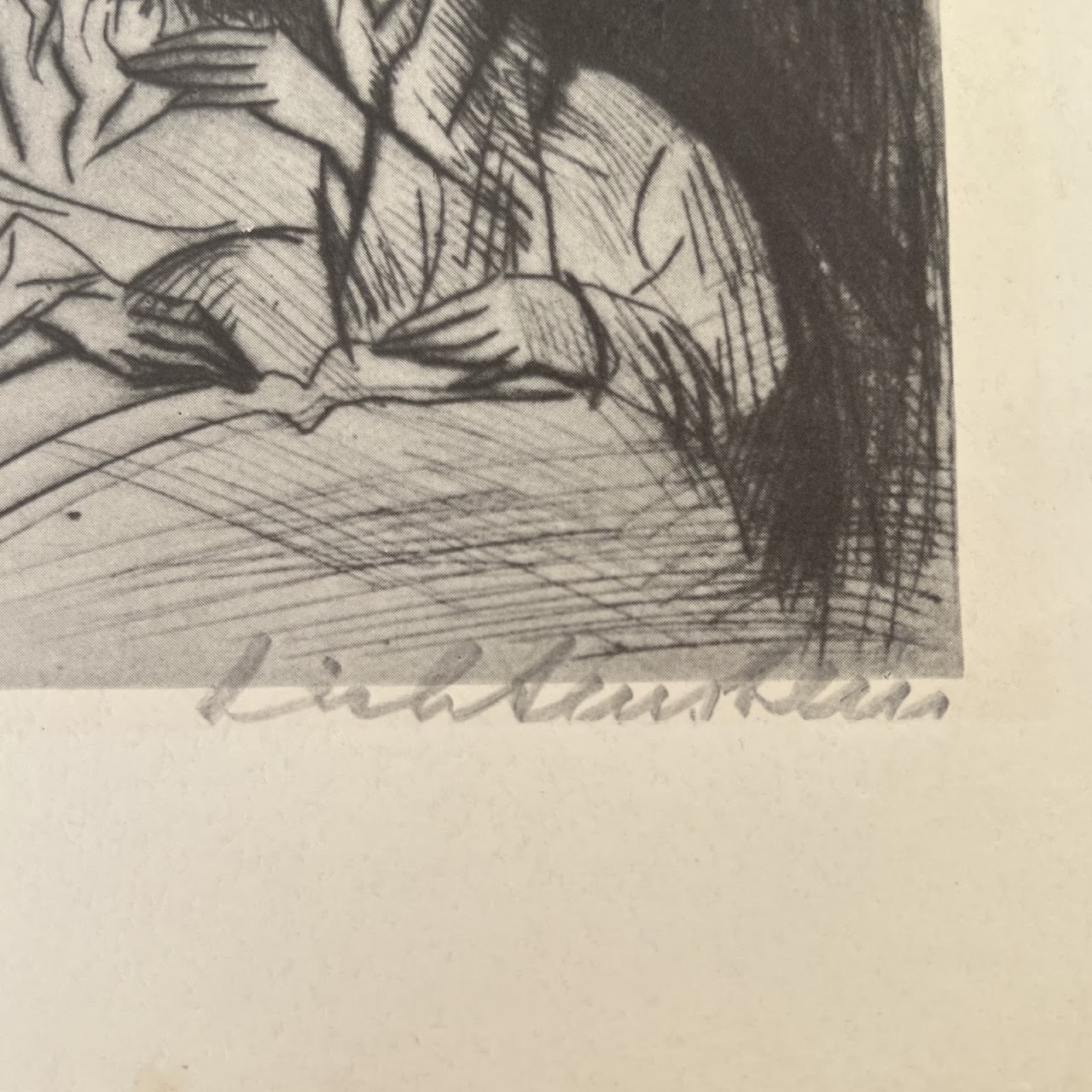 Isaac Lichtenstein 'Meditation' and 'Talmudists' Signed Bezalel School Bookplate Pair