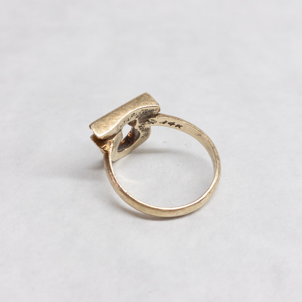 14K Gold Libra Ring