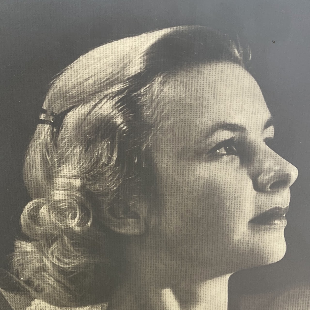 Nude Study Vintage Large Scale Offset Lithograph Portrait Photograph