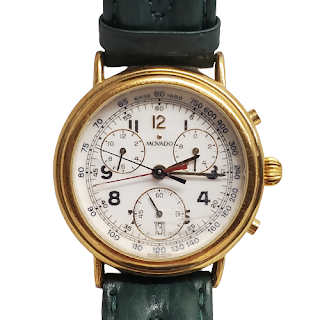 Movado ESQ Vintage Chronograph Wristwatch