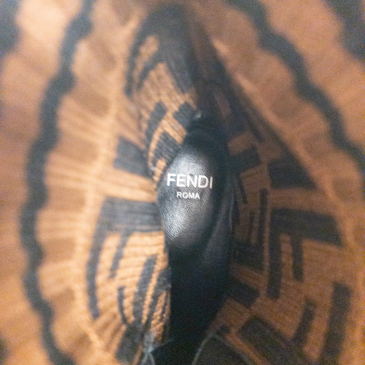 Fendi Monogrammed Sock  Chelsea Boot