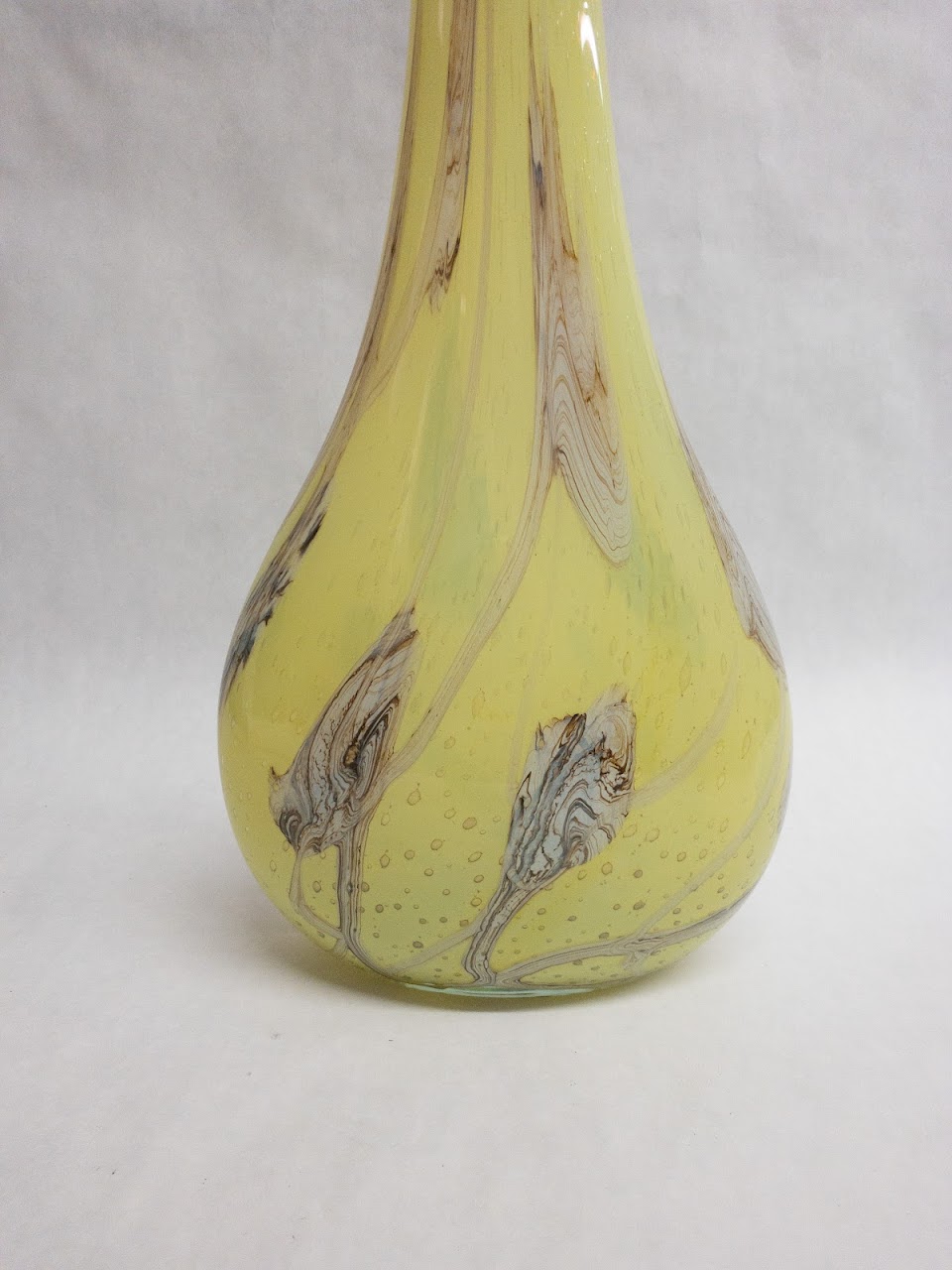 Tall Art Glass Vase