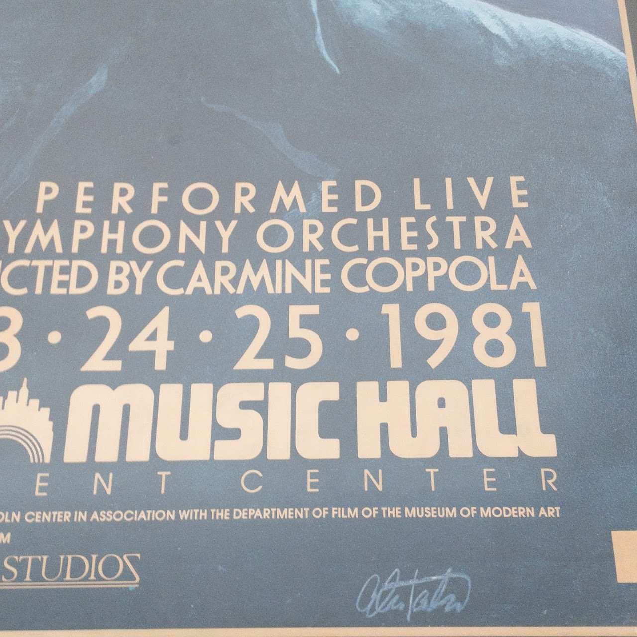 'Napeleon' 1981 Restoration At Radio City Music Hall Movie Poster