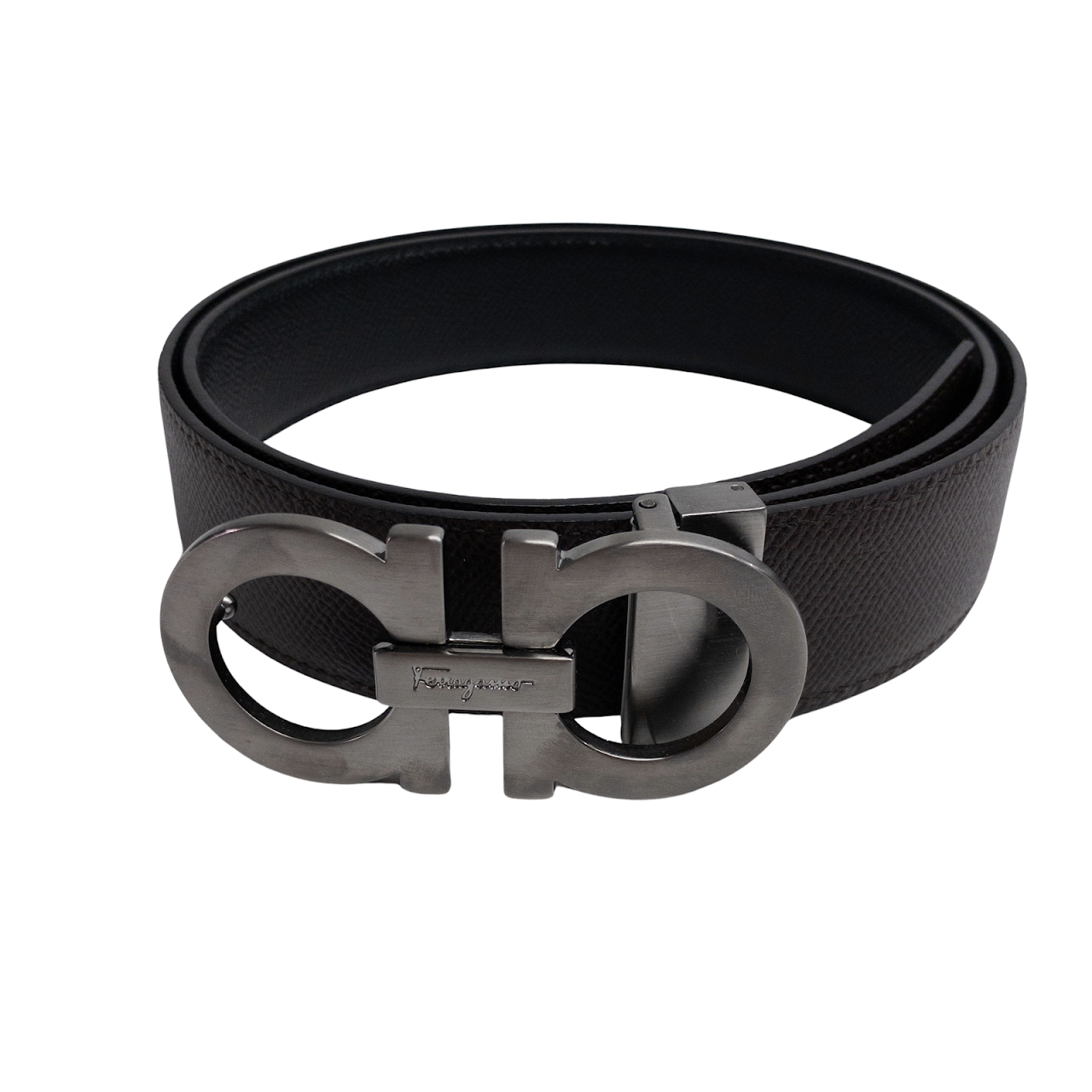 Salvatore Ferragamo Reversible Leather Belt