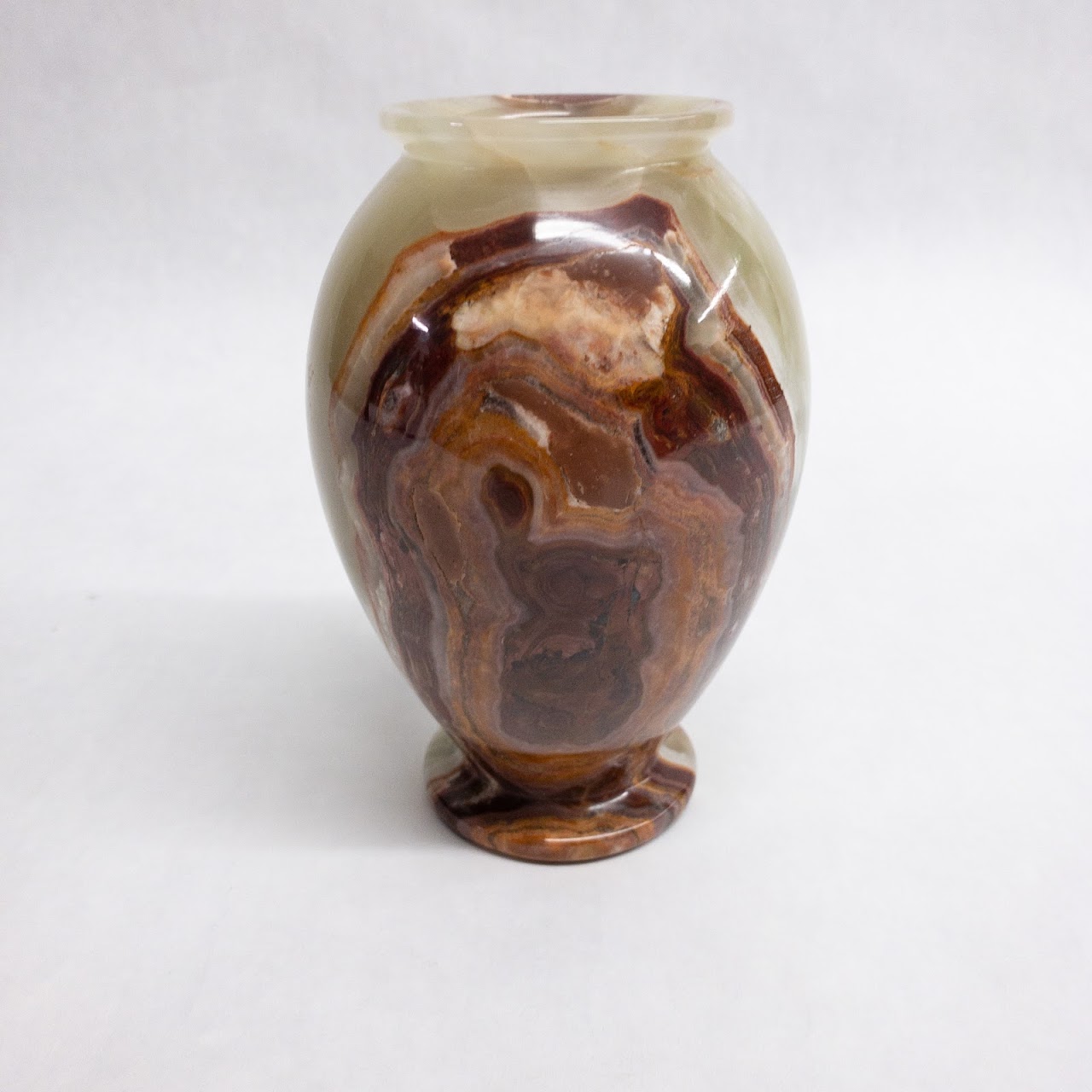 Alabaster Footed Vase