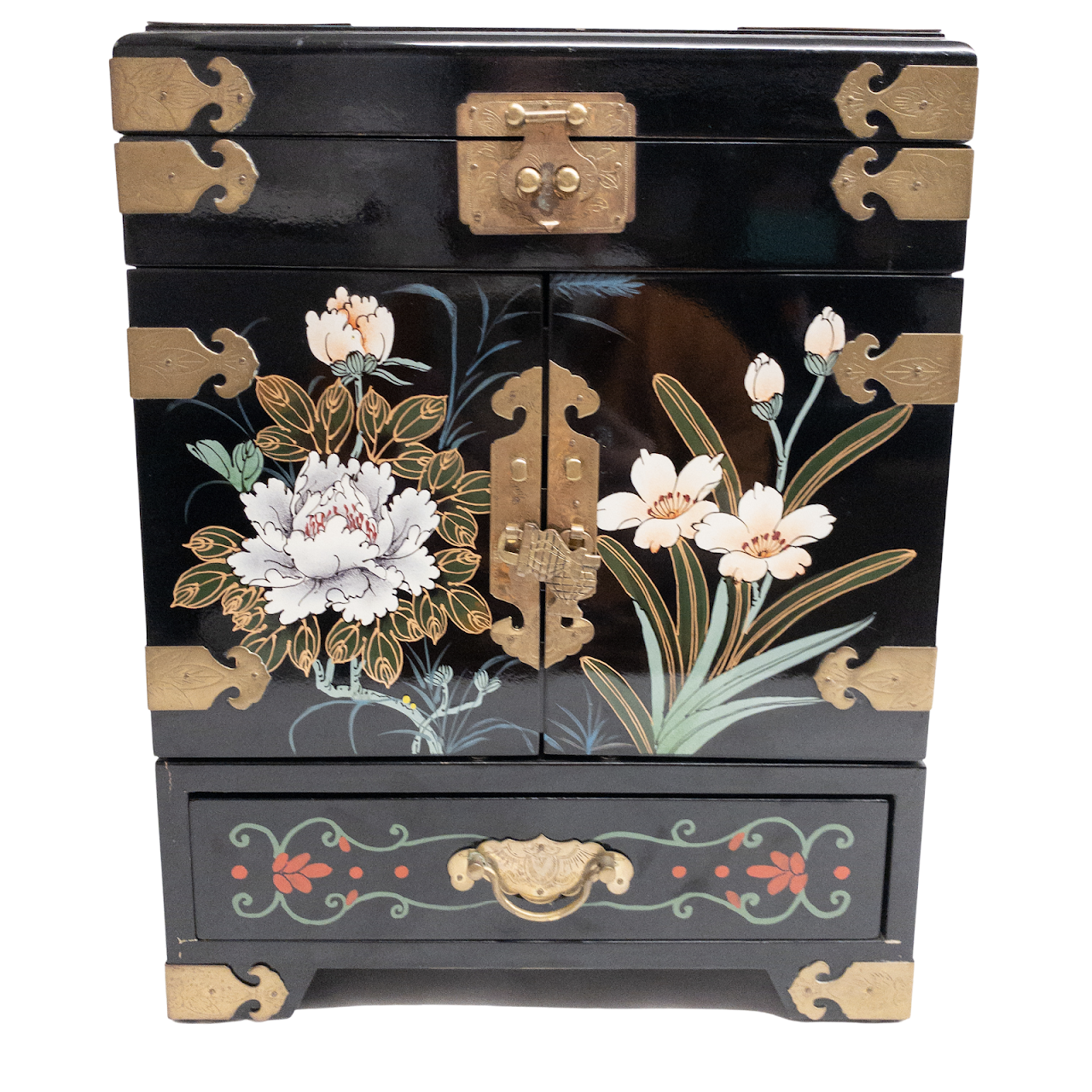 Black Lacquer Jewelry Box