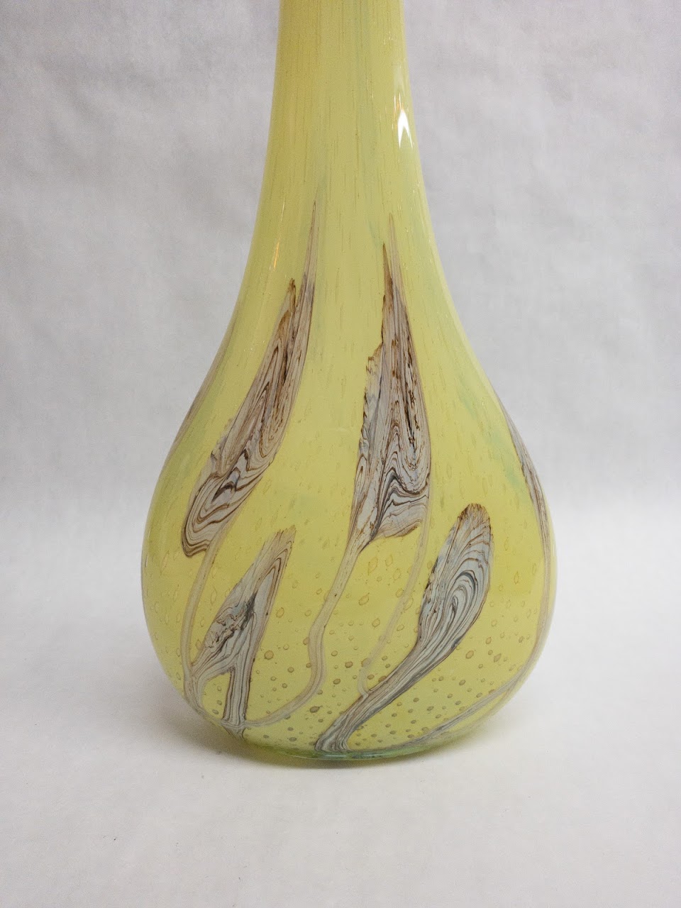 Tall Art Glass Vase