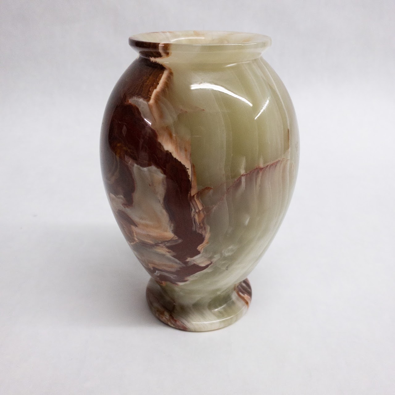 Alabaster Footed Vase