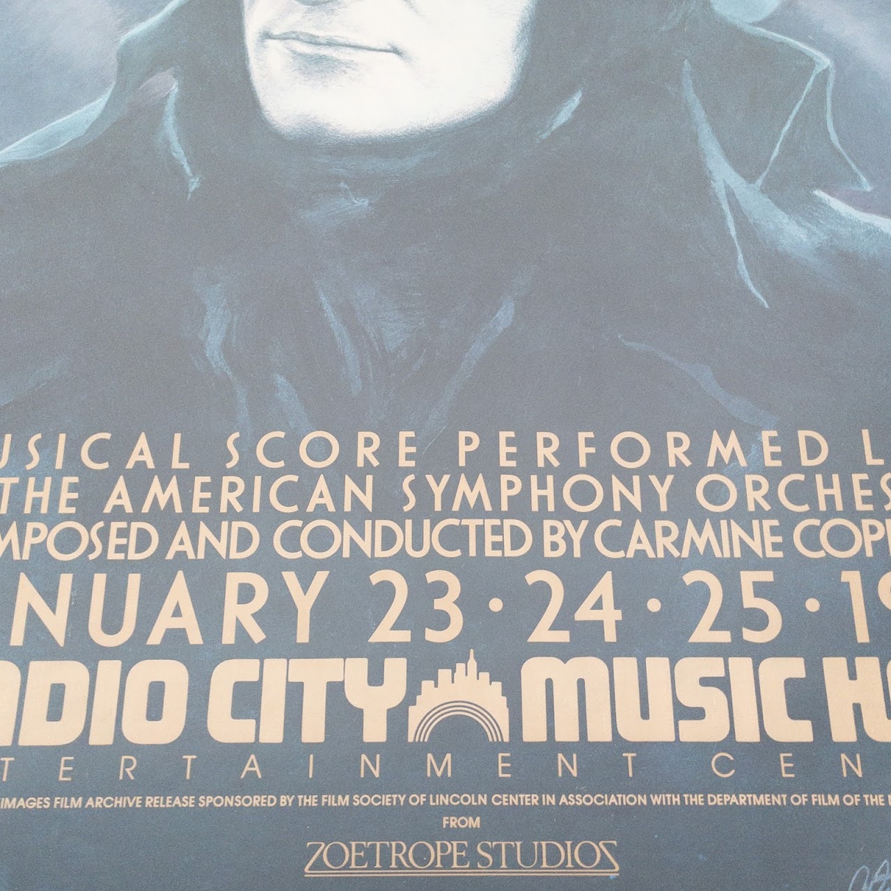 'Napeleon' 1981 Restoration At Radio City Music Hall Movie Poster