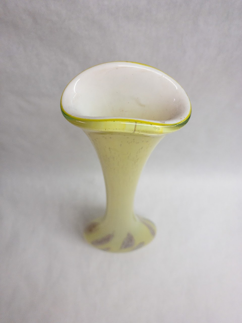 Tall Art Glass Vase