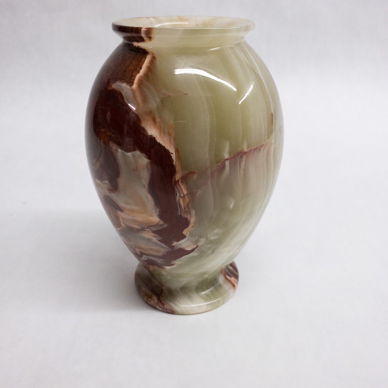 Alabaster Footed Vase