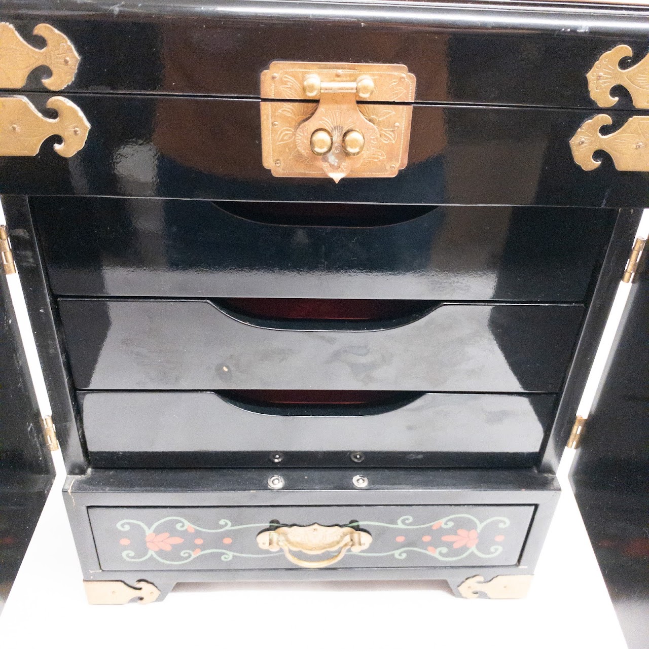 Black Lacquer Jewelry Box