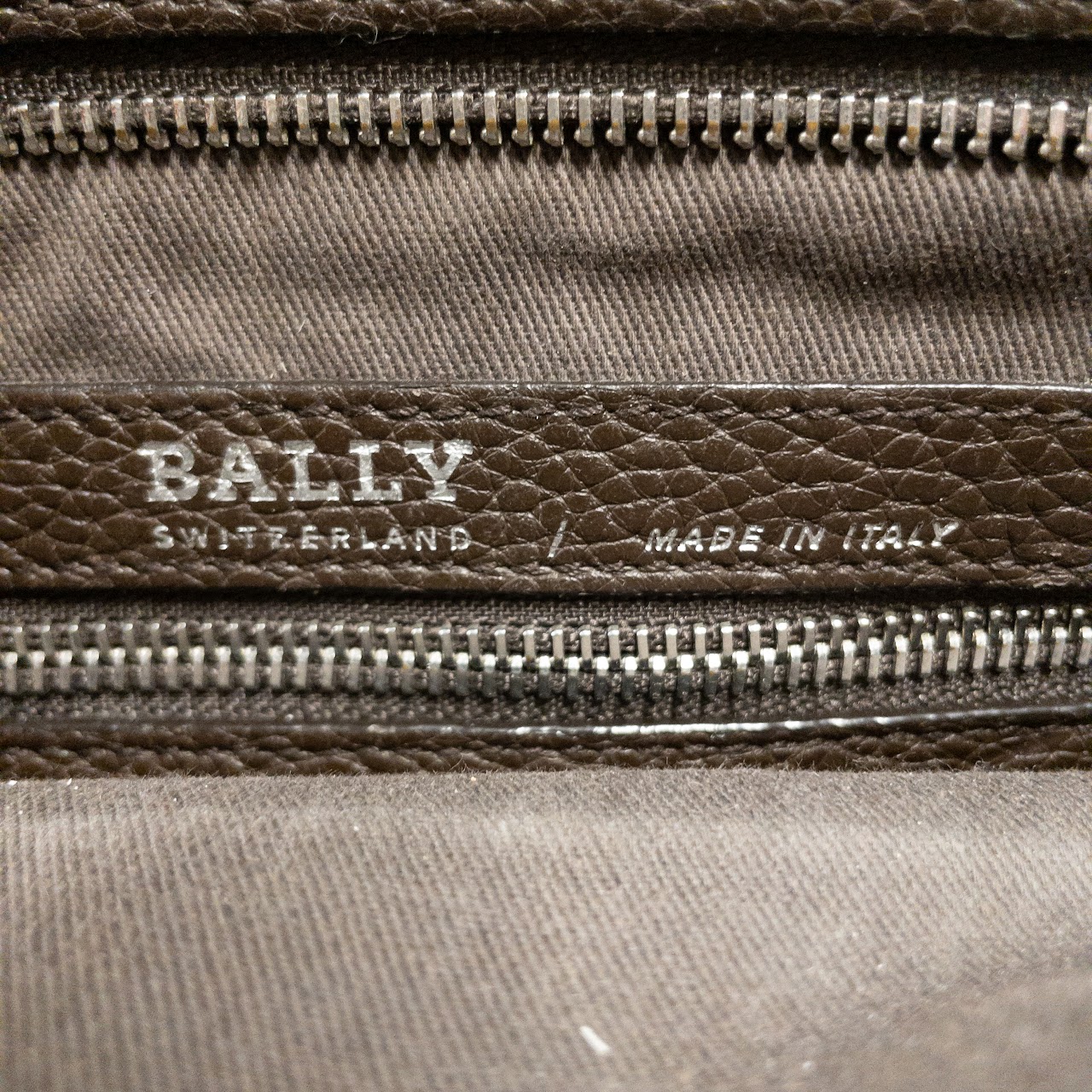 Bally Leather Messenger Bag