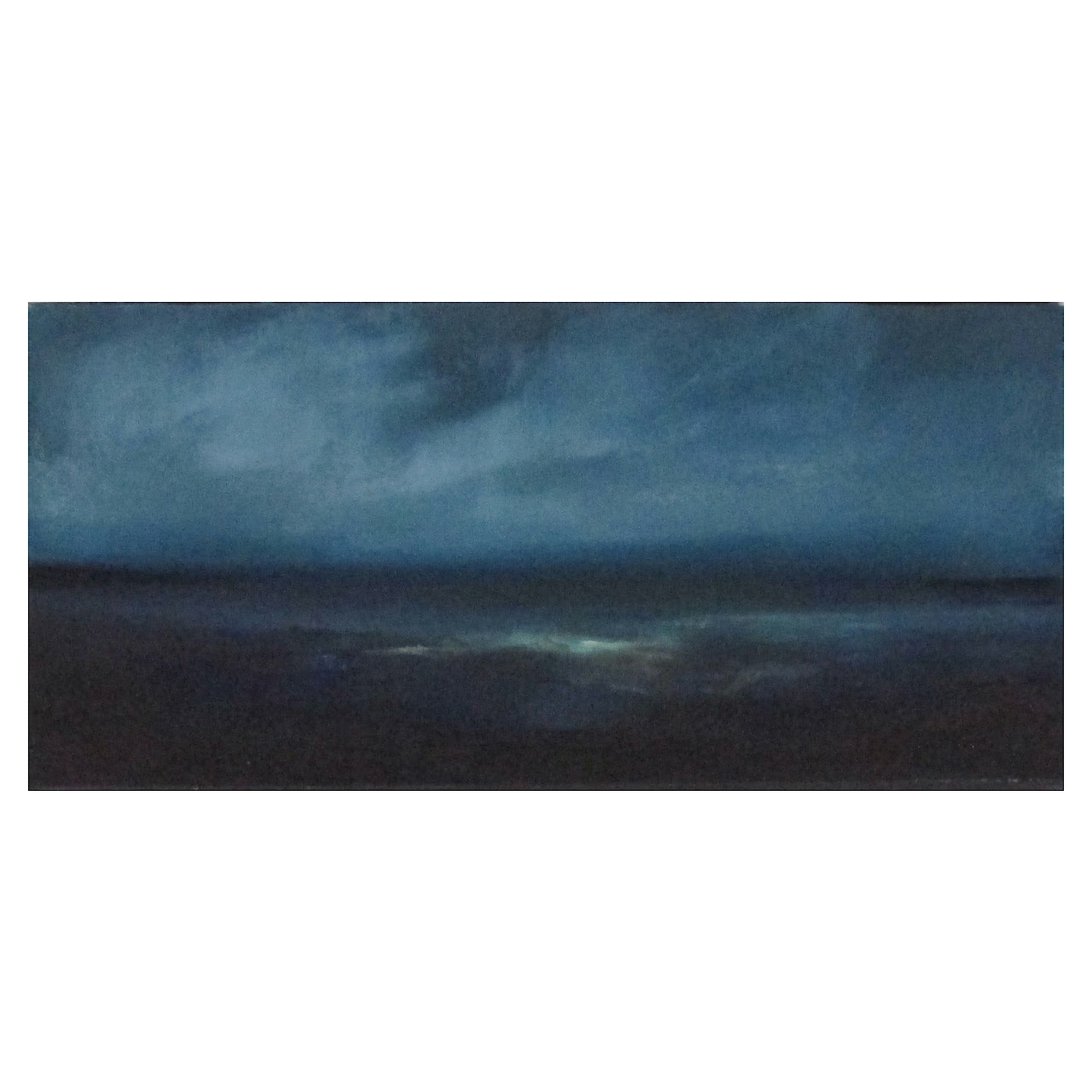 Bethany Peck 'Dark Sky' Signed Oil & Mixed Media Painting