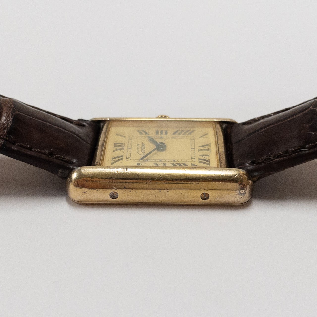 Cartier Must de Cartier Tank Louis Vermeil Wristwatch