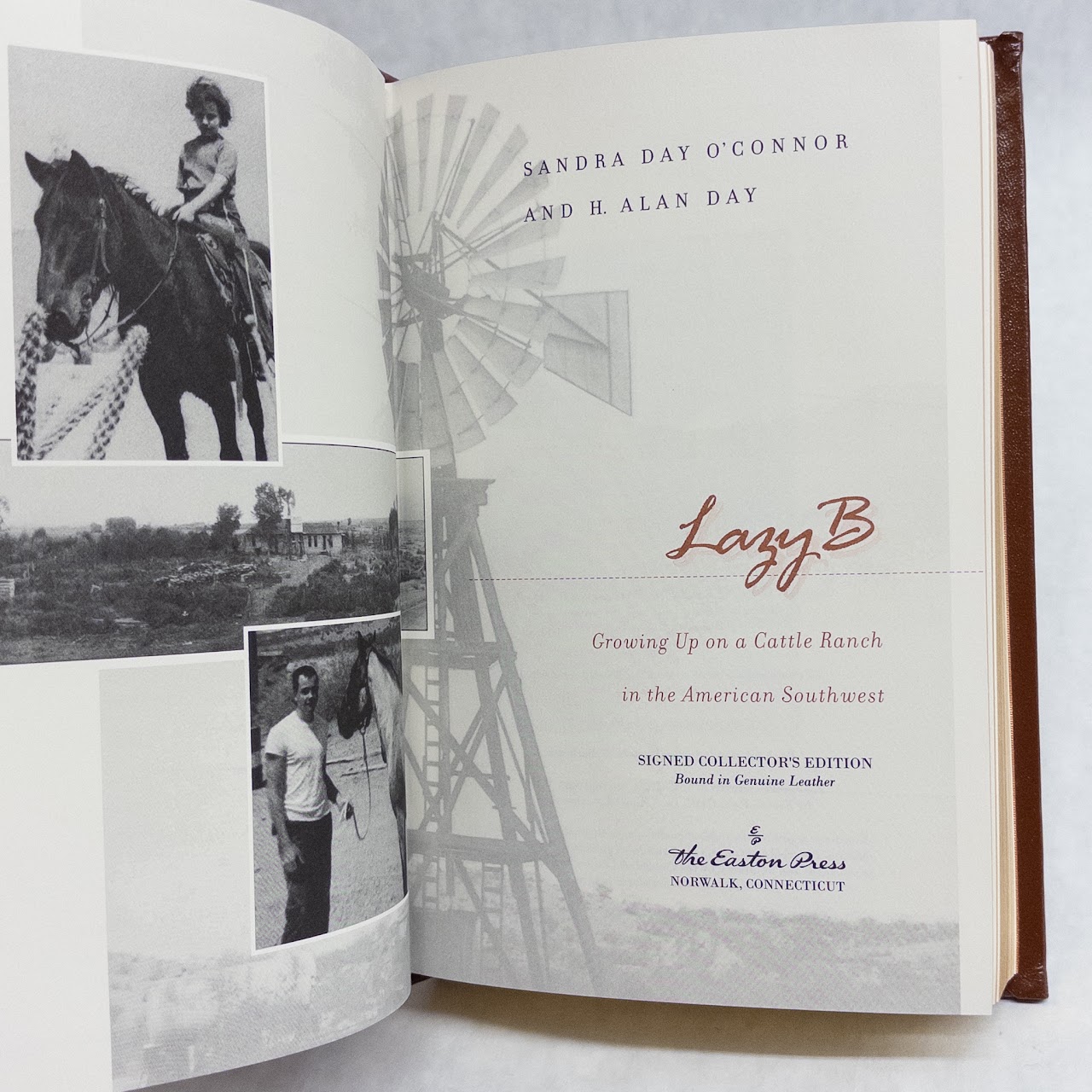 Signed Sandra Day O'Connor and H. Alan Day "Lazy B"...Collector Book