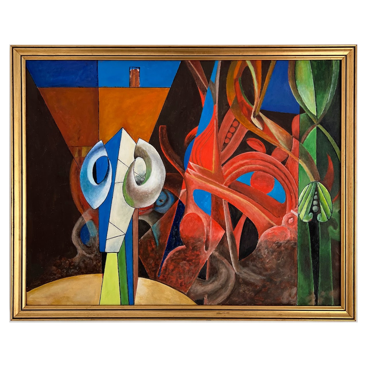 After Max Ernst 'Design in Nature' Oil Painting