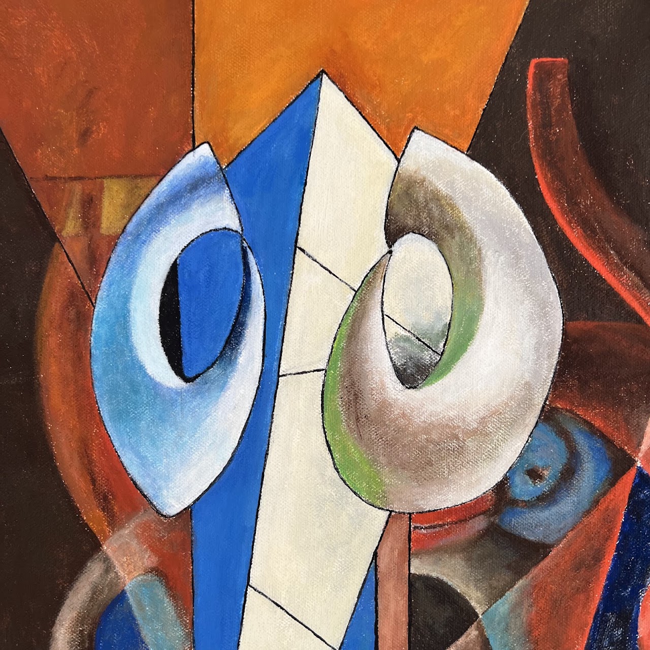 After Max Ernst 'Design in Nature' Oil Painting