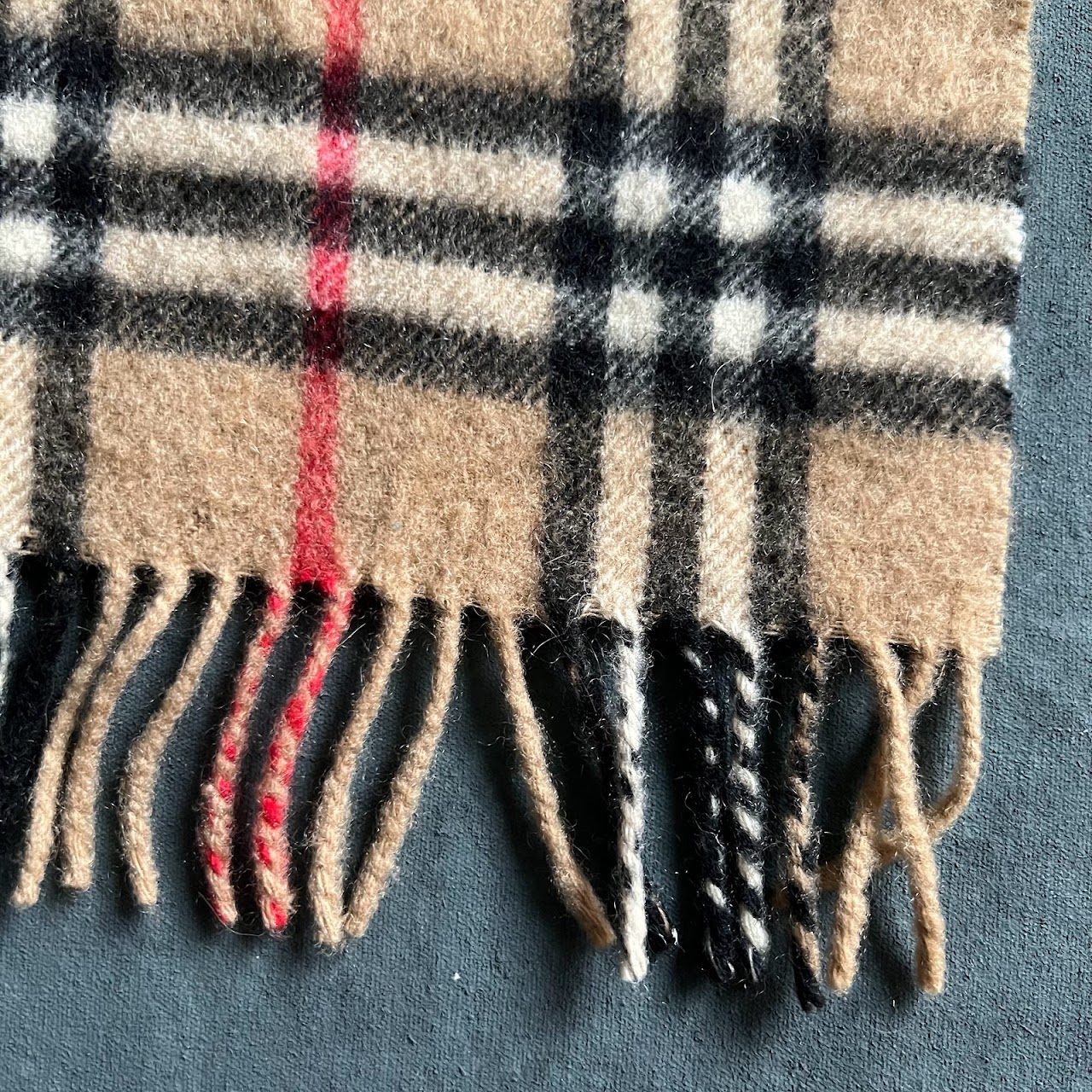 Burberrys Cashmere Plaid Scarf