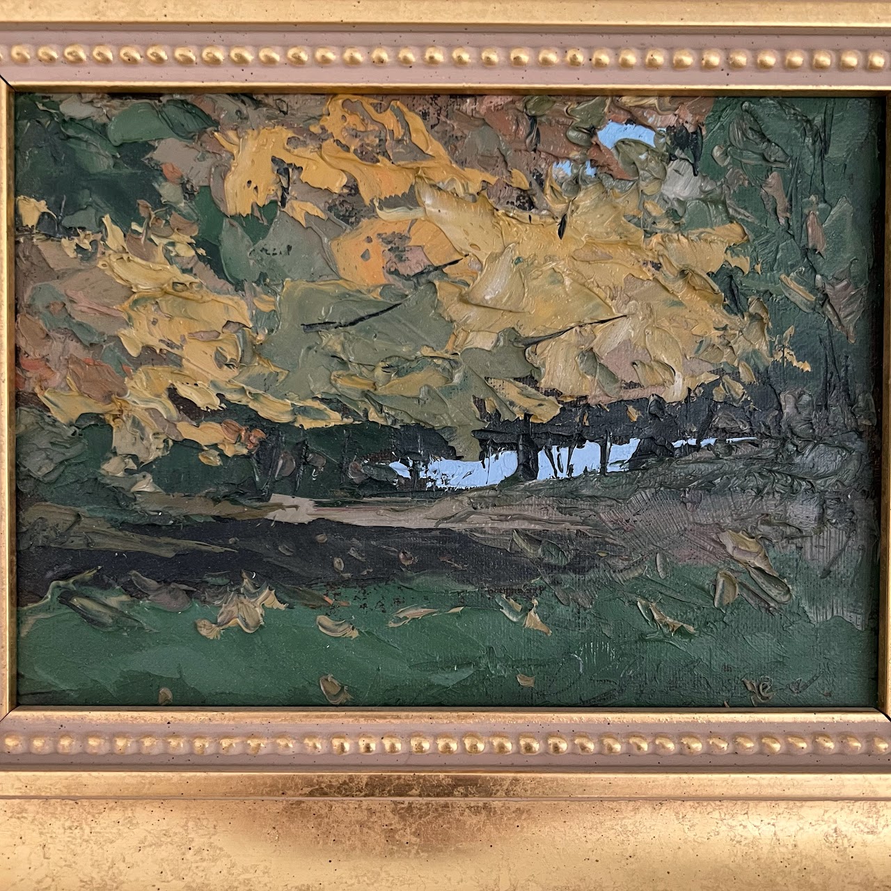 Mahopac Landscape Signed Oil Painting