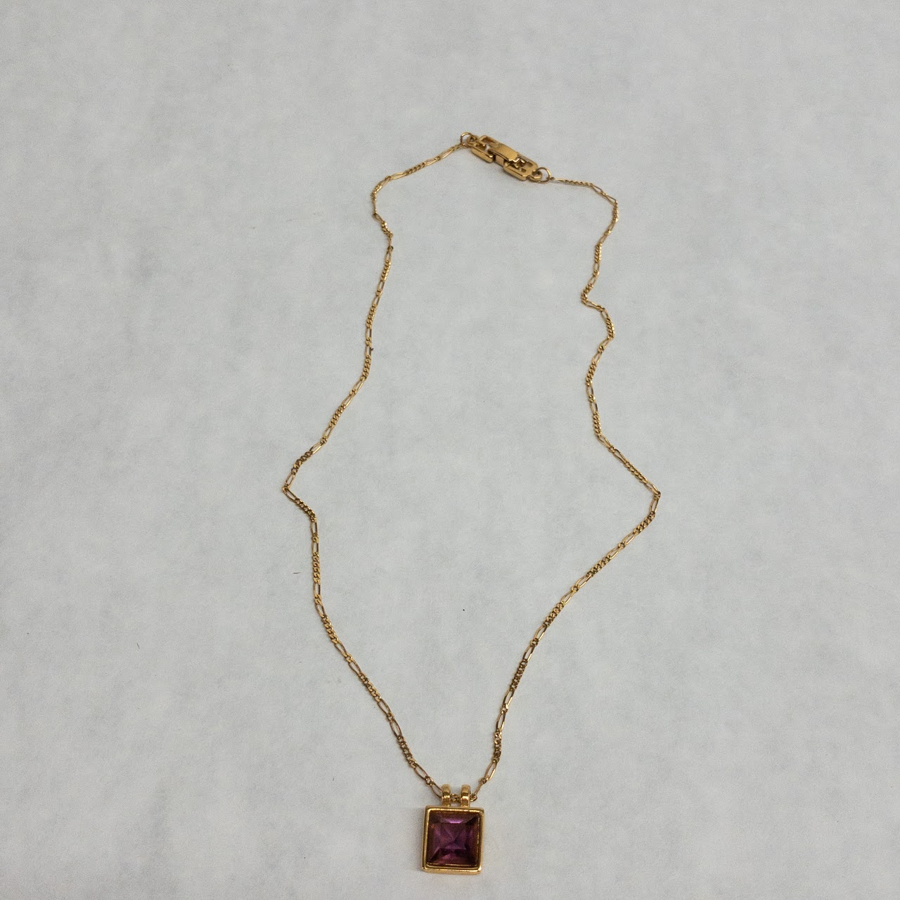 Givenchy Purple Stone Pendant