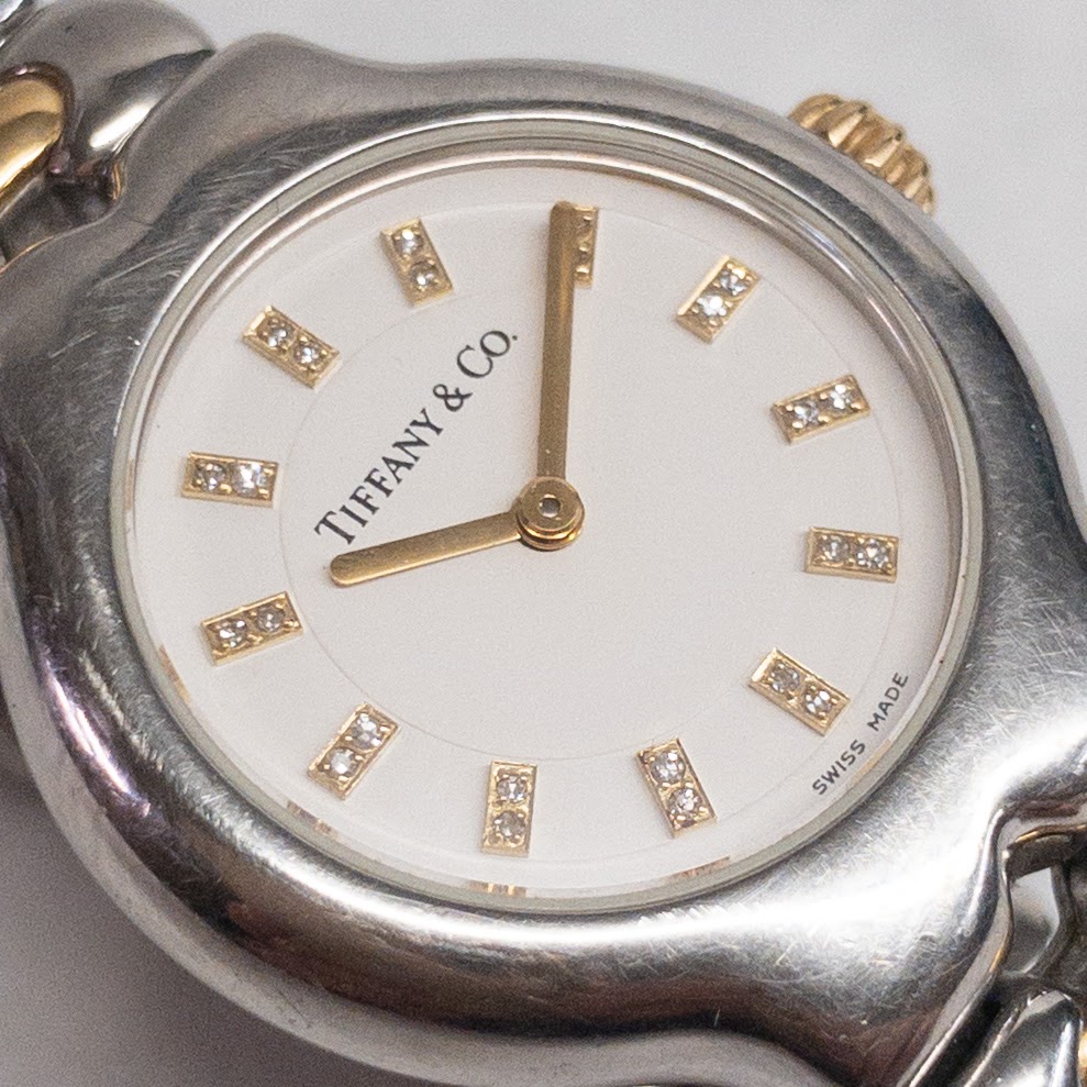 Tiffany & Co. Stainless, 18K Gold & Diamond Tesoro Wristwatch