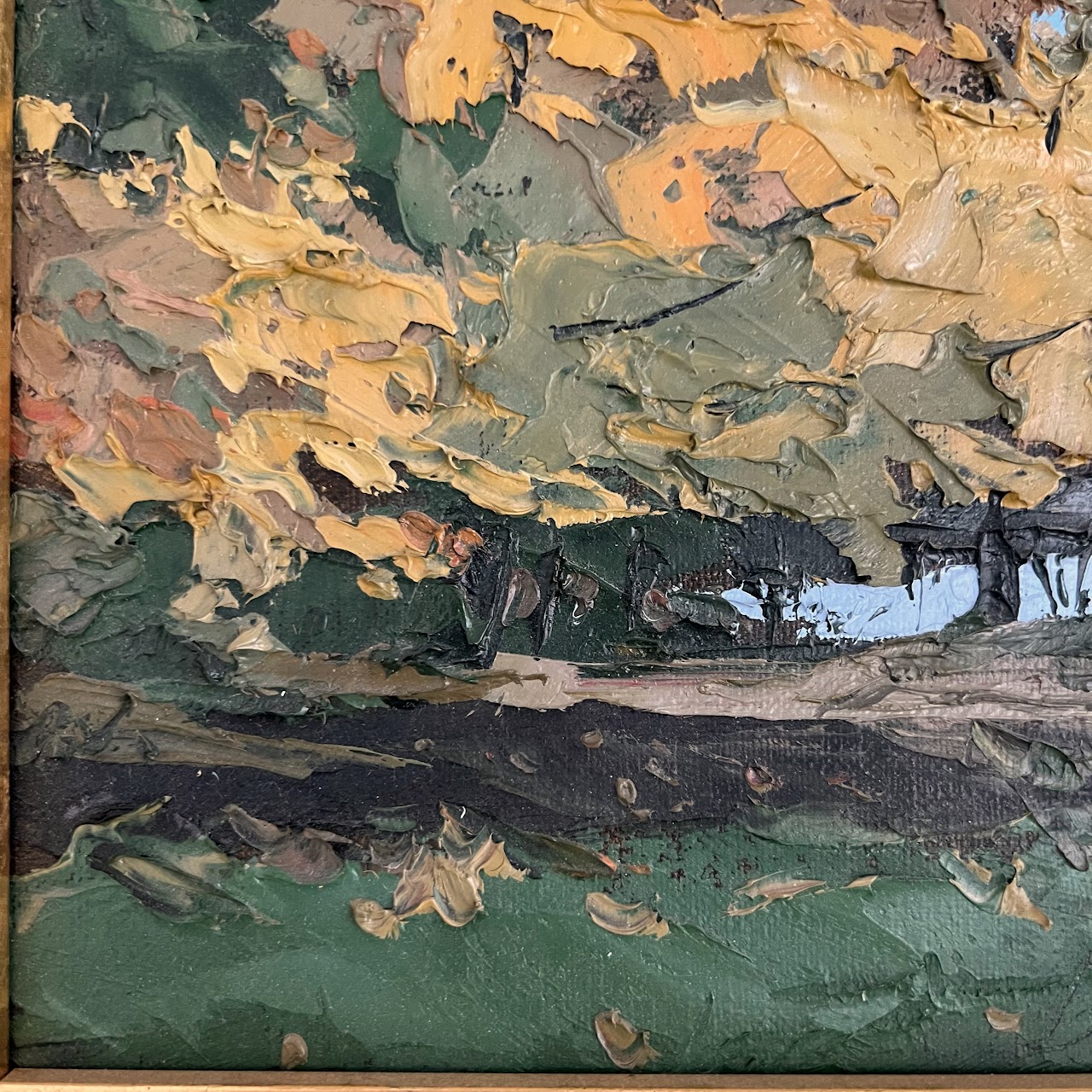 Mahopac Landscape Signed Oil Painting